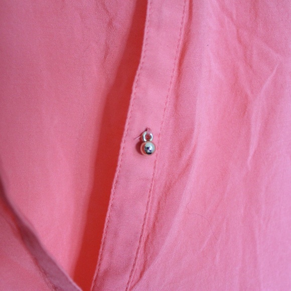 Bright Coral/Pink Zara Blouse - Picture 3 of 4